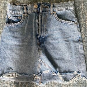 Zara White Top and Jean Skirt Pre-Bundle